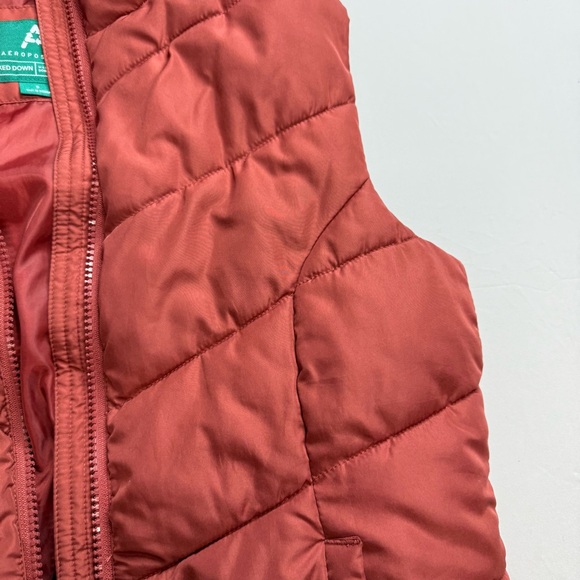 Aeropostale Rust Quilted Vest - Picture 3 of 8
